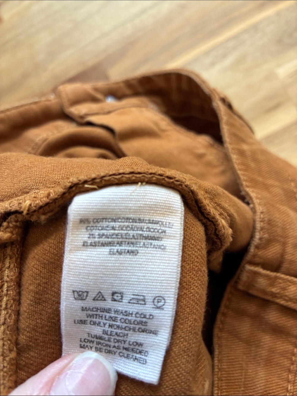 Free People HTF We The Free Studded Wide Leg Cropped Jeans Camel Raw Hem Size 30 - Picture 3 of 9